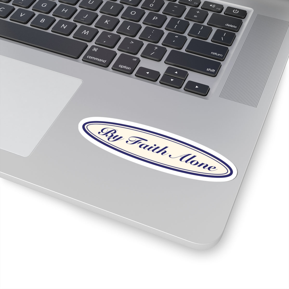 Retro By Faith Alone Stickers